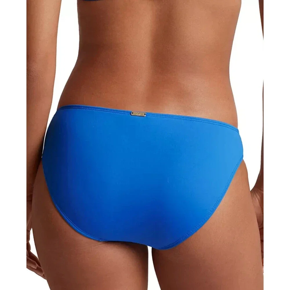 Lauren Ralph Lauren Womens Macrame-Ring Hipster Bikini Bottoms Electric Blue 8